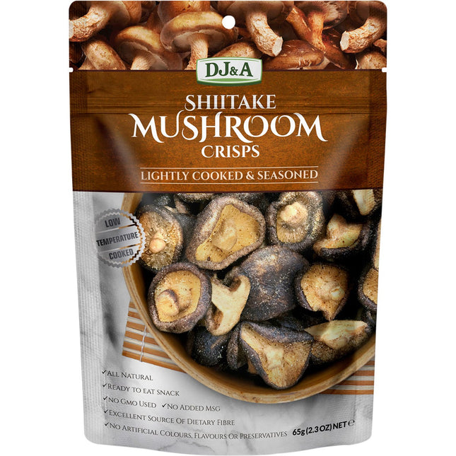 DJ&A - Shiitake Mushroom Crisps - 9x65g