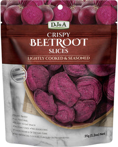 DJ&A Crispy Beetroot Slices 10x35g | Snack Chips