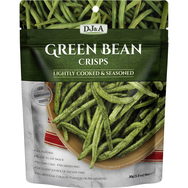 DJ&A - Green Bean Crisps - 10x30g