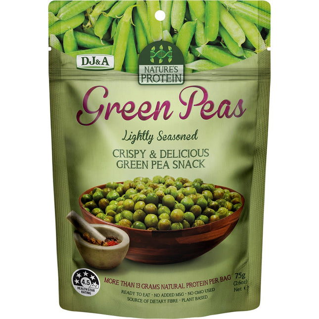 DJ&A - Nature's Protein Green Peas - 12x75g