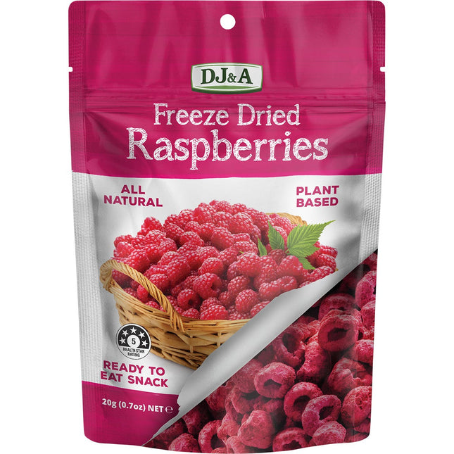 DJ&A - Freeze Dried Raspberries - 10x20g