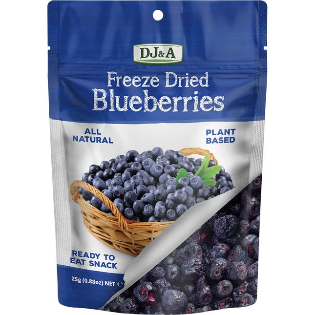 DJ&A - Freeze Dried Blueberries - 10x25g