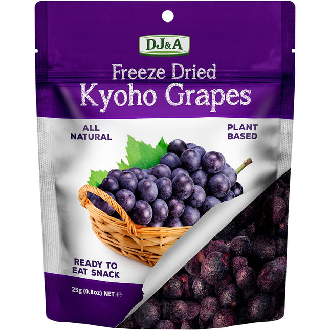 DJ&A - Freeze Dried Kyoho Grapes - 10x25g
