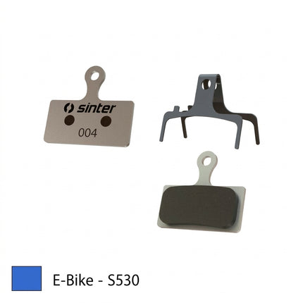 Sinter BRAKE DISC PADS - E-BIKE & endurance pads, BLUE, Shimano G type | FSA | Rever XTR BR-M9000 | BR-M9020/BR-M987/BR-M988/BR-M985/XT BR-M8100 etc