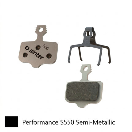 Sinter BRAKE DISC PADS - MTB & ROAD premium performance pads, BLACK, Avid | Sram | Trickstuff | Elixir 9, 7, 5, 3, 1 | CR | CR Mag | R | XX | XO etc