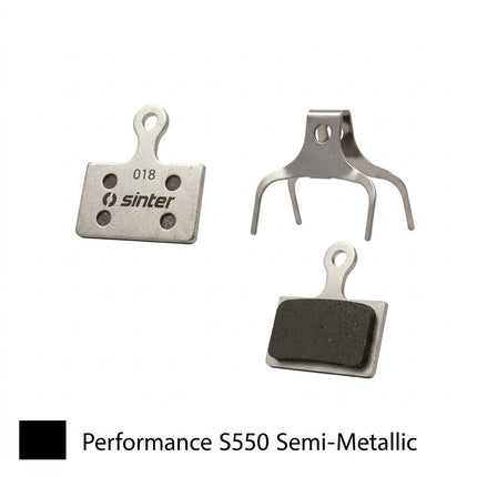 Sinter BRAKE DISC PADS - ROAD & MTB premium PERFORMANCE pads, BLACK, Shimano K type Tiagra, 105, Dura Ace, Ultegra, XTR | Tektro HD-R310.