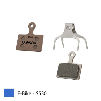 Sinter BRAKE DISC PADS - E-BIKE & endurance pads, BLUE, Shimano K type compatible Tiagra, 105, Ultegra, XTR | Tektro HD-R310.
