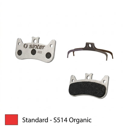 Sinter BRAKE DISC PADS - MTB Premium Standard pads, RED, Formula Cura 4