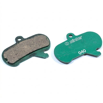 Sinter BRAKE DISC PADS - MTB RACE pads (softer compound for greater BITE), GREEN, SRAM MAVEN