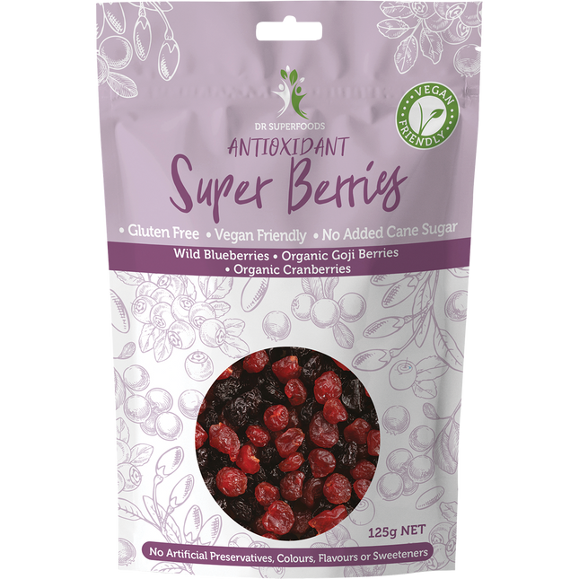 Dr Superfoods Dried Antioxidant Super Berries 125g