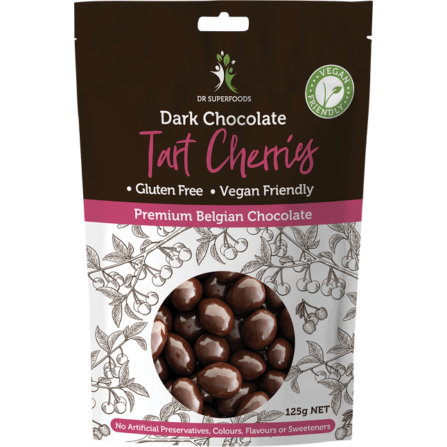Dr Superfoods Tart Cherries Dark Chocolate 125g