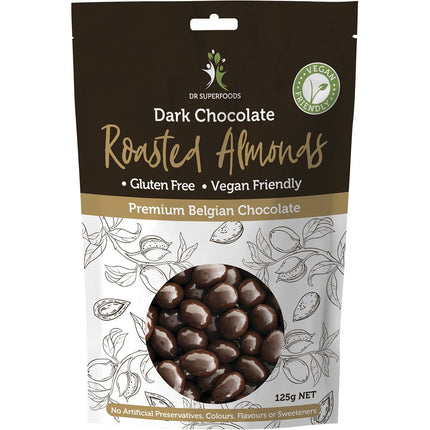 DR SUPERFOODS Roasted Almonds Dark Chocolate 125g