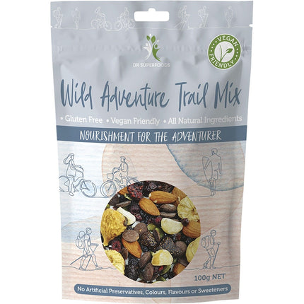 DR SUPERFOODS Wild Adventure Trail Mix 100g | Nuts & Seeds