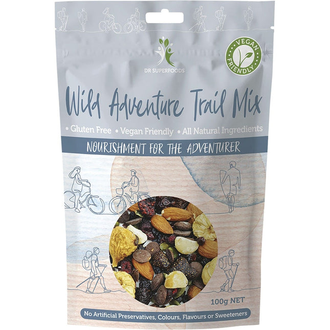 DR SUPERFOODS Wild Adventure Trail Mix 100g | Nuts & Seeds