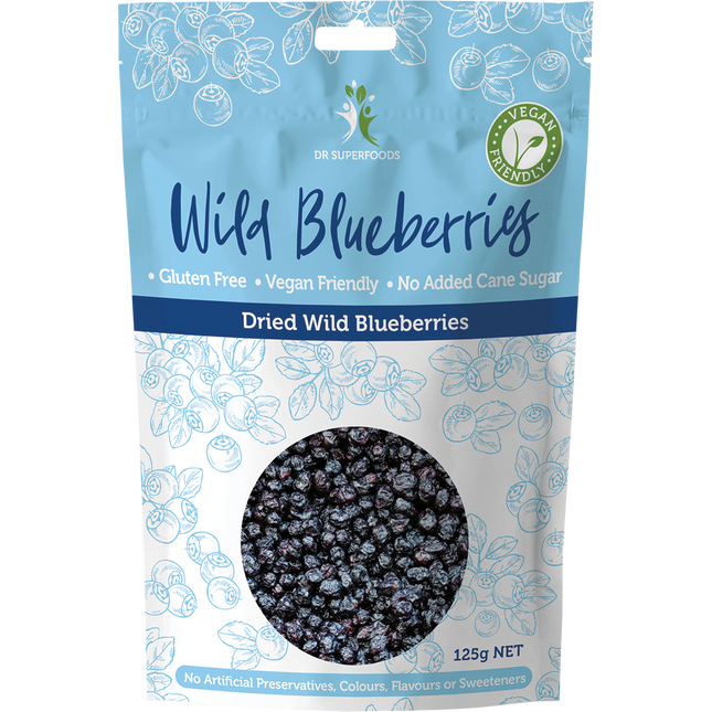 Dr Superfoods Dried Wild Blueberries 125g