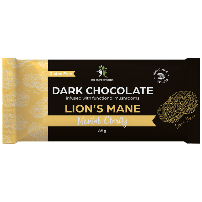 Dr Superfoods Dark Chocolate Bar Mental Clarity 12 x 85g