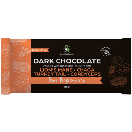 Dr Superfoods Dark Chocolate Bar Peak Performance 12x85g
