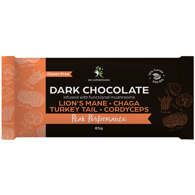 Dr Superfoods Dark Chocolate Bar Peak Performance 12x85g