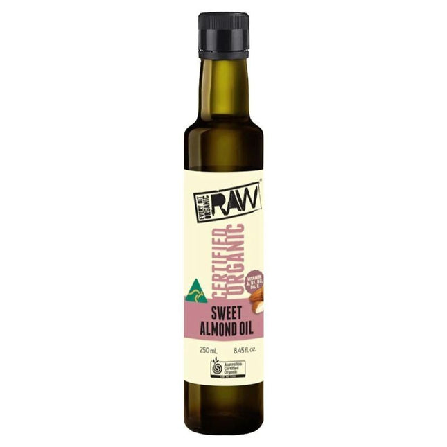 EVERY BIT ORGANIC RAW SWEET ALMOND OIL 250ML