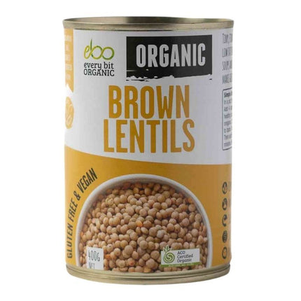 EVERY BIT ORGANIC - EVERY BIT ORGANIC BROWN LENTIL 400G