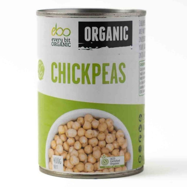 EVERY BIT ORGANIC - EVERY BIT ORGANIC CHICKPEAS 400G