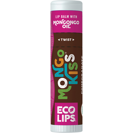Eco Lips Mongo Kiss Pomegranate Lip Balm Display 15 x 7g