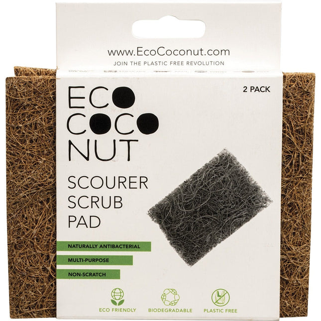 Ecococonut - Scourer Scrub Pad - 2pk