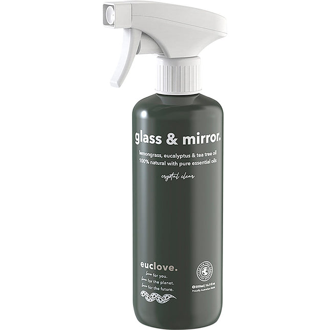 Euclove - Glass & Mirror Lemongrass, Eucalyptus & Tea Tree - 500ml