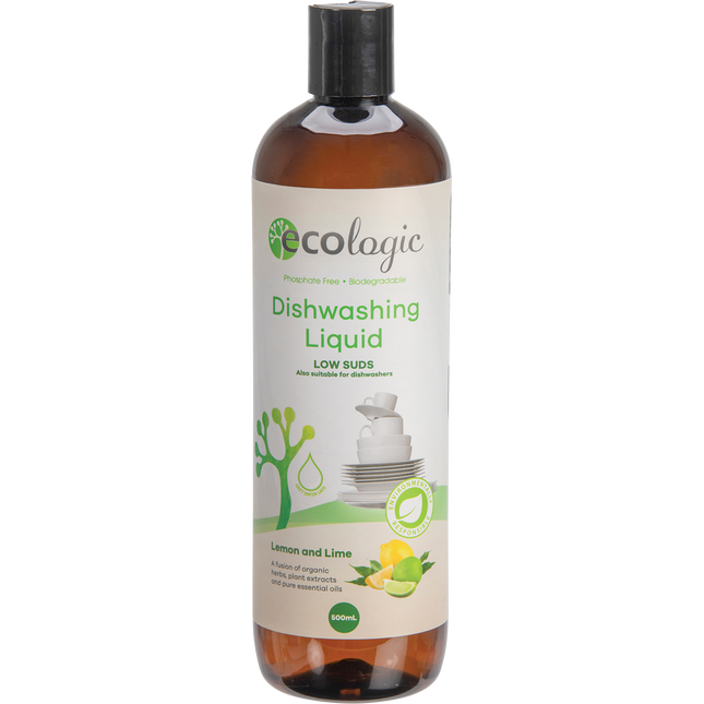 Ecologic Dishwashing Liquid Lemon & Lime 500ml
