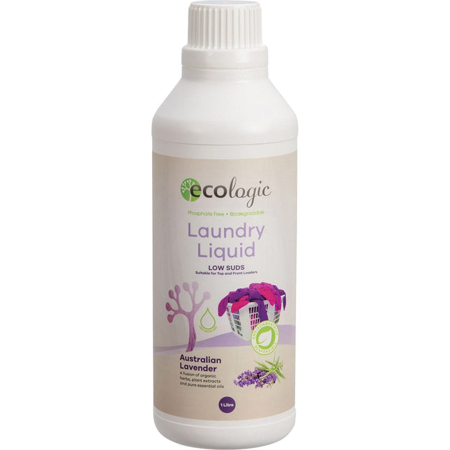ECOLOGIC Laundry Liquid Australian Lavender 1L | Cooking Oil