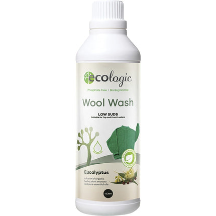 ECOLOGIC Wool Wash Eucalyptus 1L | Laundry Product