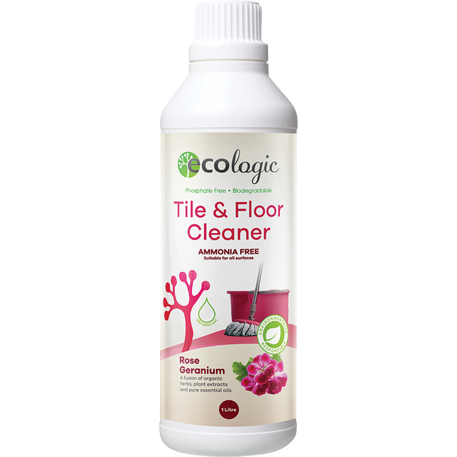 Ecologic Tile & Floor Cleaner Rose Geranium 1L