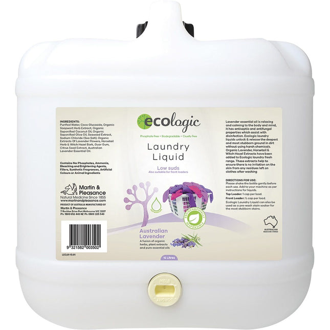 Ecologic - Laundry Liquid (Bulk) Australian Lavender