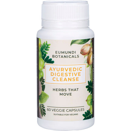 EUMUNDI BOTANICALS Ayurvedic Digestive Cleanse 60 Caps | Detox Supplement