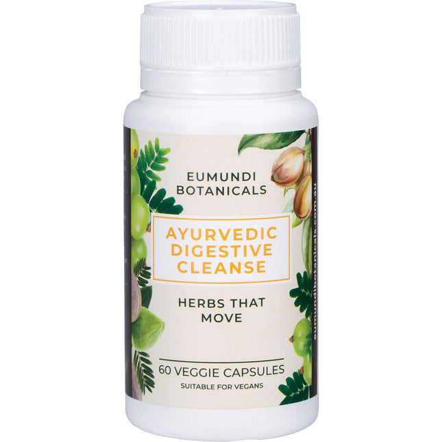 EUMUNDI BOTANICALS Ayurvedic Digestive Cleanse 60 Caps | Detox Supplement
