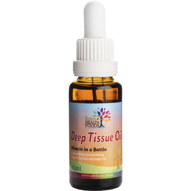EDEN HEALTHFOODS Deep Tissue Oil Massage Oil 25ml | Cooking Oil