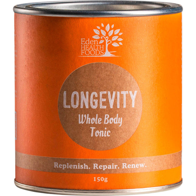 EDEN HEALTHFOODS Longevity Whole Body Tonic 150g | Eco Bathroom Product