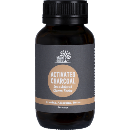 Eden Healthfoods Activated Charcoal Capsules 60 Caps