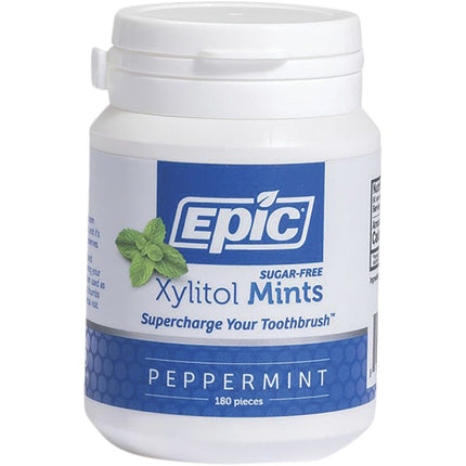 EPIC Xylitol Dental Mints Peppermint 180pcs | Oral Care