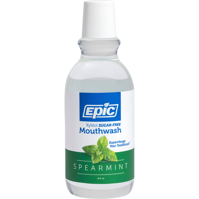 Epic Xylitol Spearmint Mouthwash 475ml