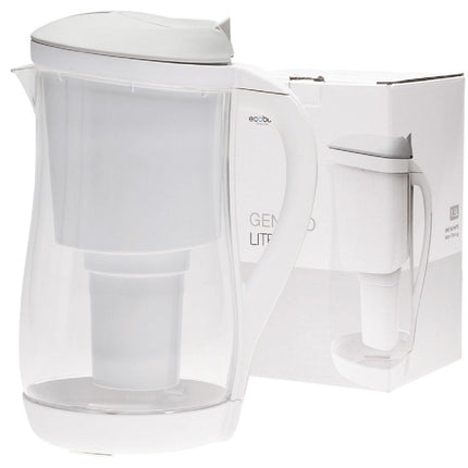 ECOBUD Gentoo Plastic Water Filter Jug Grey White 1.5L | Essentials & Lifestyle, Home & Kitchen