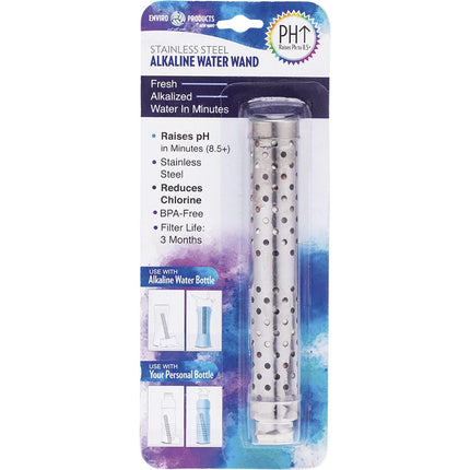 ENVIRO PRODUCTS Replacement Alkaline Water Wand Stainless Steel | Water Filter Jug