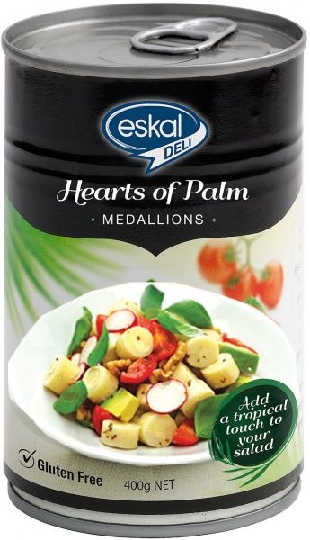 ESKAL DELI HEARTS OF PALM MEDALLIONS G/F 400G