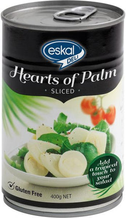 ESKAL DELI HEARTS OF PALM SLICED G/F 400G CAN