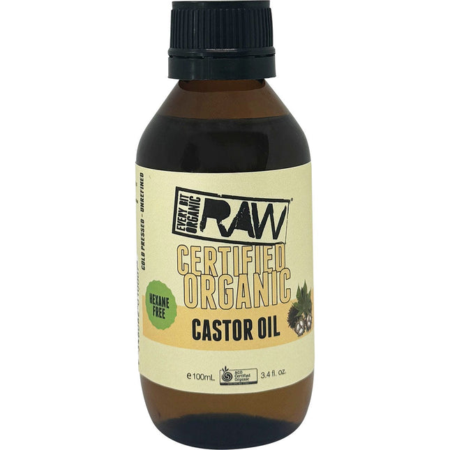 Every Bit Organic - Castor Oil - Amber Glass Bottle