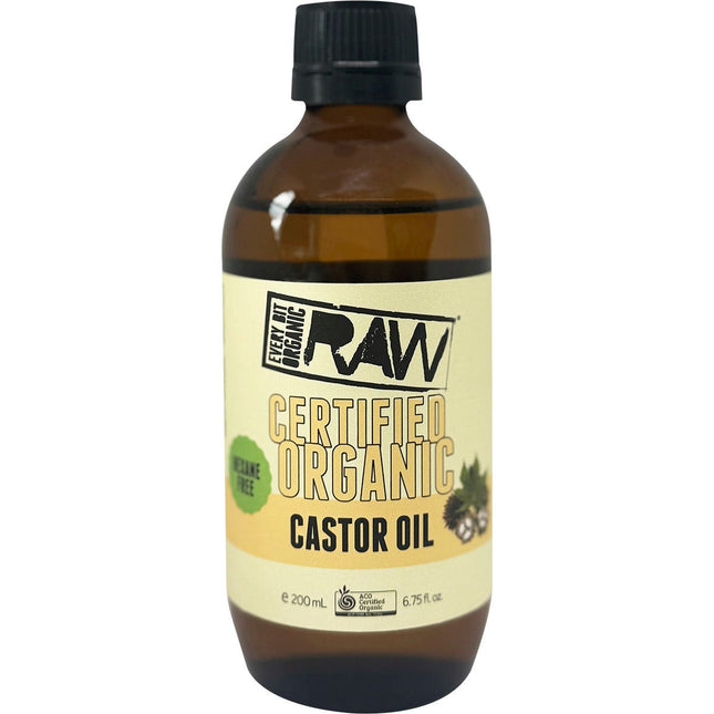 Every Bit Organic - Castor Oil - Amber Glass Bottle