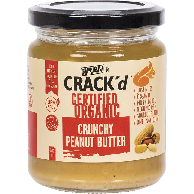 Every Bit Organic - Crack'd Crunchy Peanut Butter - 250g