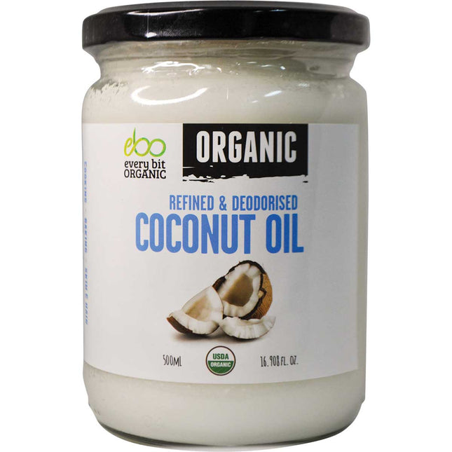 Every Bit Organic - Coconut Oil Refined & Deodorised - 500ml