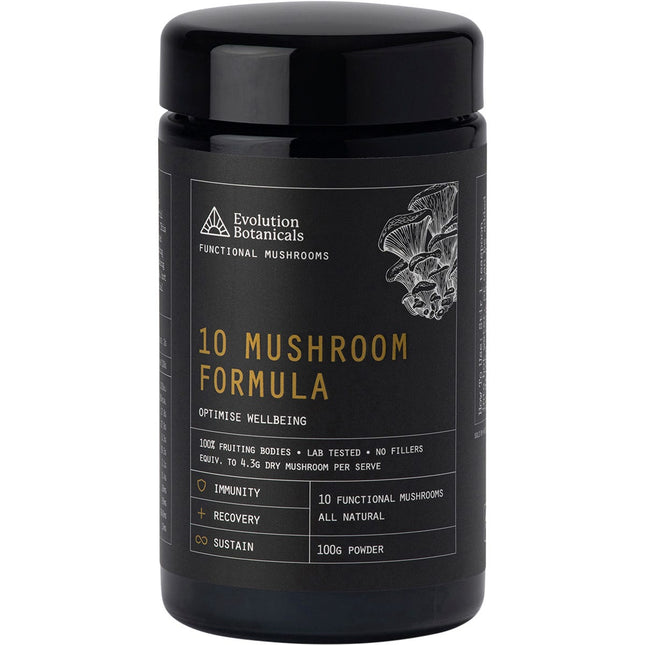 10 mushroom formula optimise wellbeing, 100g