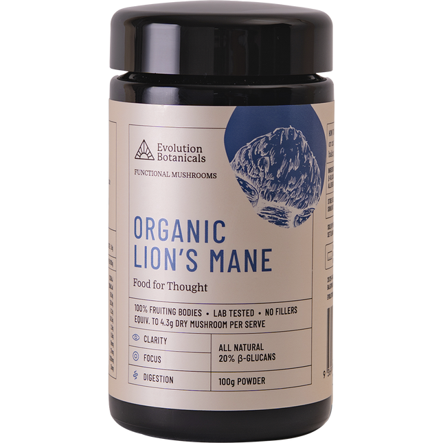Evolution Botanicals Organic Lion's Mane Food For Thought 100g